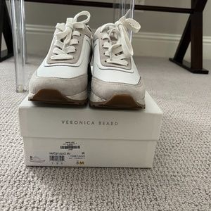 Veronica Beard White Sneaker - size 8